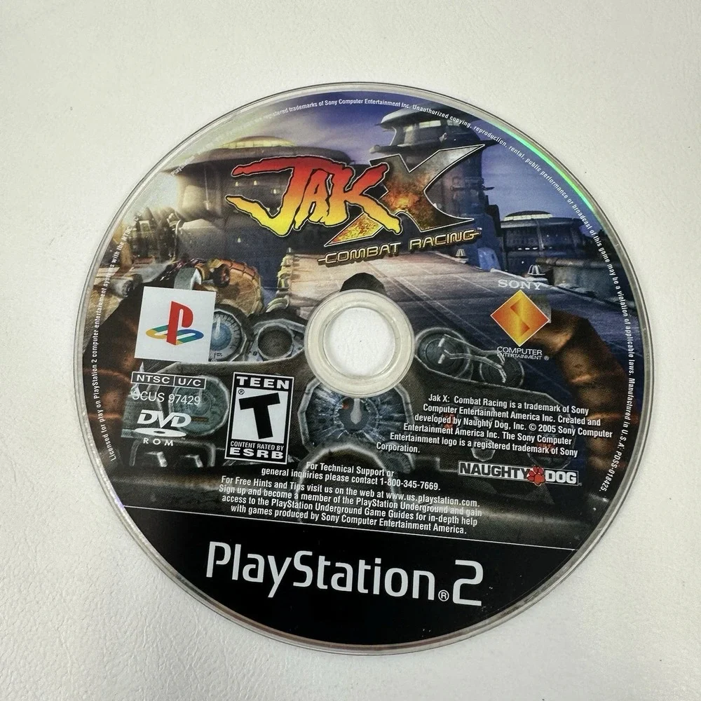 Jak X Combat Racing PS2 (Sony PlayStation 2, 2006) Tested Complete w/ Manual CIB